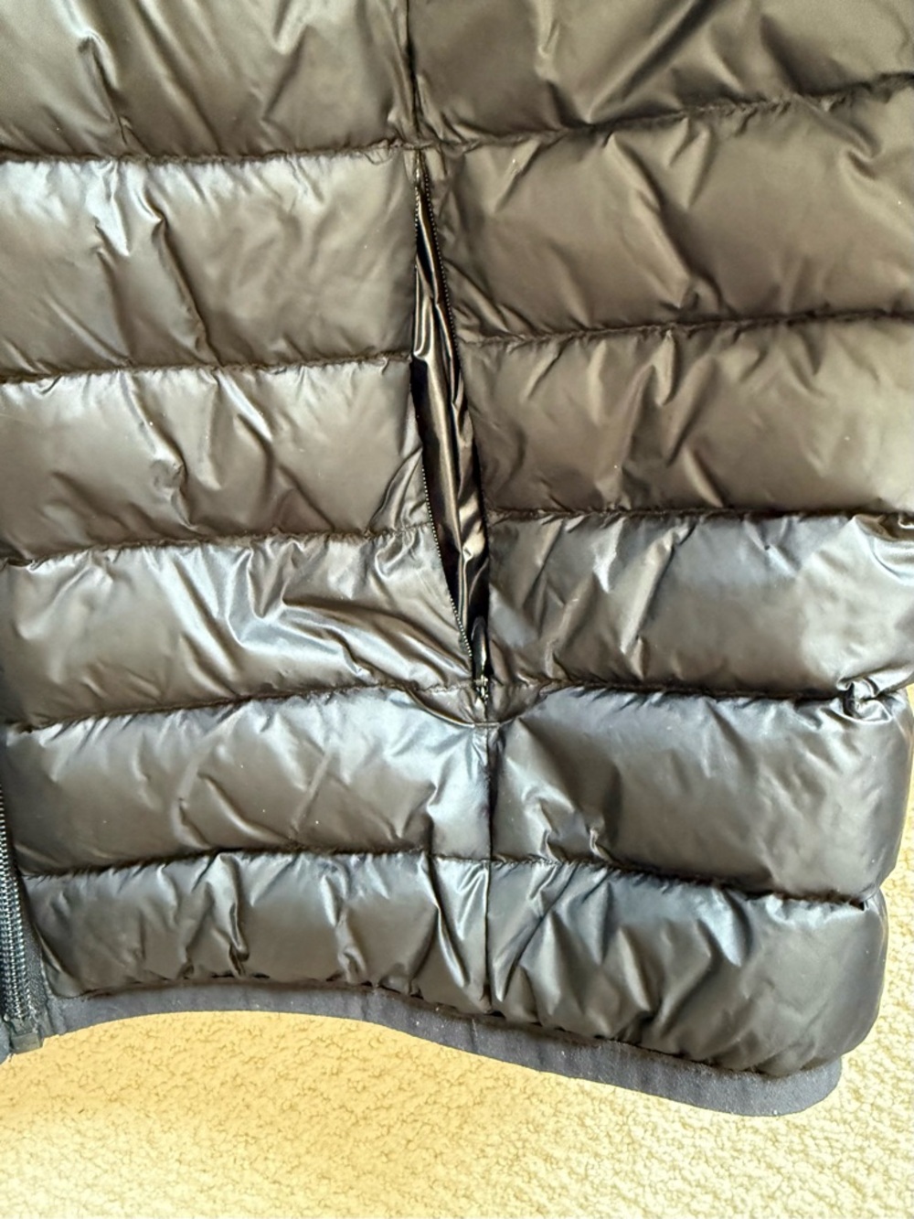 JOTT Men’s down hooded jacket black size S - Picture 4 of 8
